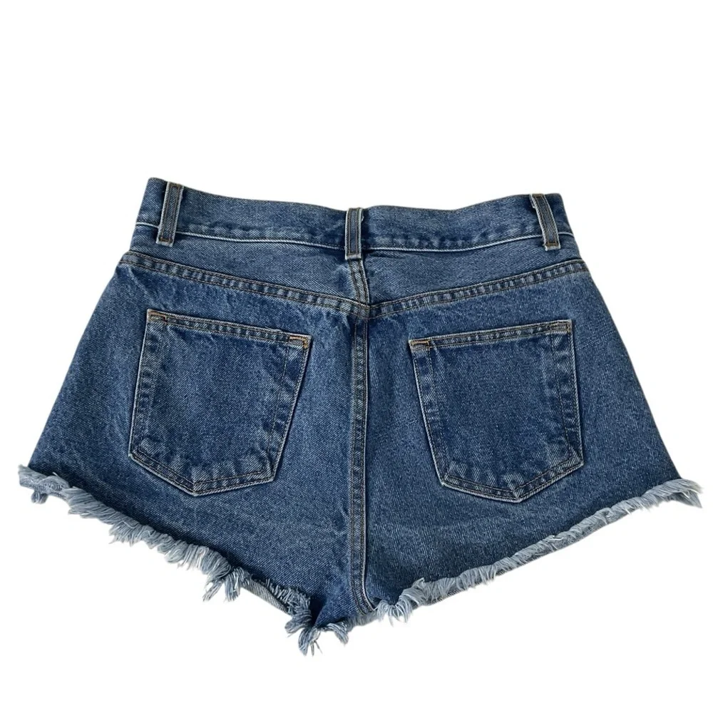 John Galt California Brandy Melville High Rise Denim Jean Shorts size  Medium - Picture 2 of 7